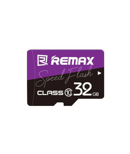 Карта памет Remax Speed Flash, Micro SD, 32GB, Class 10, UHS-1, Лилав - 62058