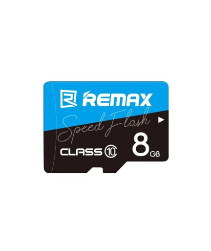 Карта памет Remax Speed Flash, Micro SD, 8GB, Class 10, Син - 62056