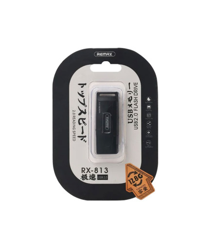 USB Флаш памет Remax RX-813, 16GB, USB 2.0, Черен - 62053