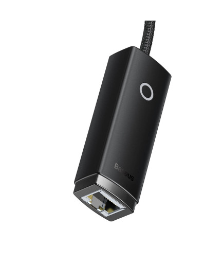 Мрежов адаптер Baseus Lite, Type-C към RJ45, 1000Mbps, Черен - 40387