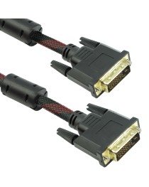 Кабел DeTech DVI-DVI, 20m, 24+1,С ферит  - 18245