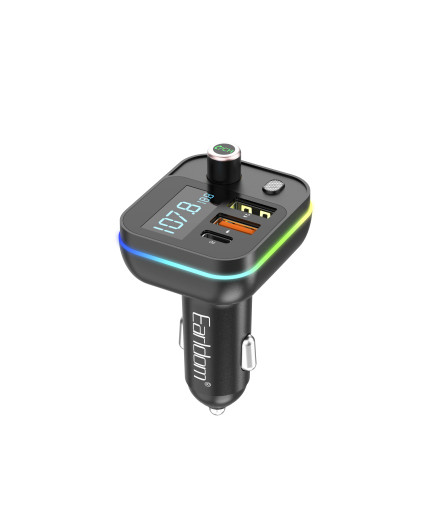 FM Трансмитер Earldom ET-M87, Bluetooth, USB, Type-C, PD, 3.1A, Черен - 17770