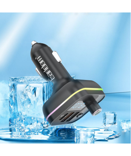 FM Трансмитер Earldom ET-M87, Bluetooth, USB, Type-C, PD, 3.1A, Черен - 17770