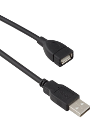 Кабел DeTech USB F - USB M удължител, 1.5m, HQ -18008