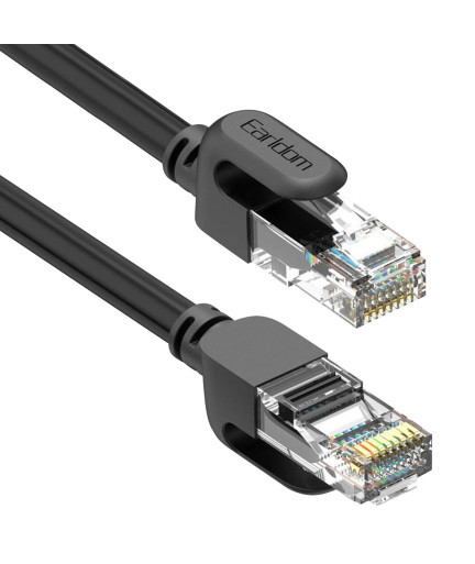 Кабел Earldom ET-NW1 LAN - LAN, CAT6 UTP, 2м, Черен - 18387