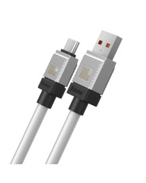 Кабел за данни Baseus CoolPlay, Type-C, 100W, 1.0m, Бял - 40446