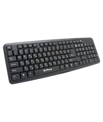 Клавиатура DeTech DE6149UG, USB, Гръцка стандартизация, Черен - 6190