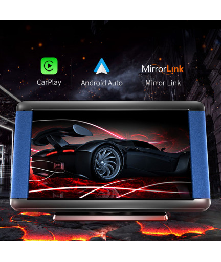 Преносим CarPlay / Android Auto дисплей No brand X300L, 7", За автомобил - 13314