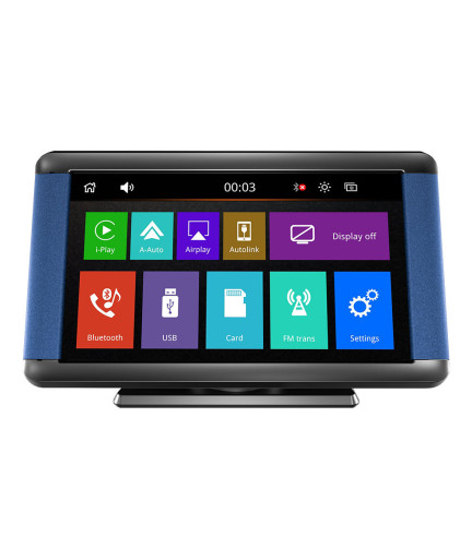 Преносим CarPlay / Android Auto дисплей No brand X300L, 7", За автомобил - 13314