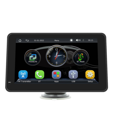 Преносим CarPlay / Android Auto дисплей No brand X5306L, 7", За автомобил - 13312