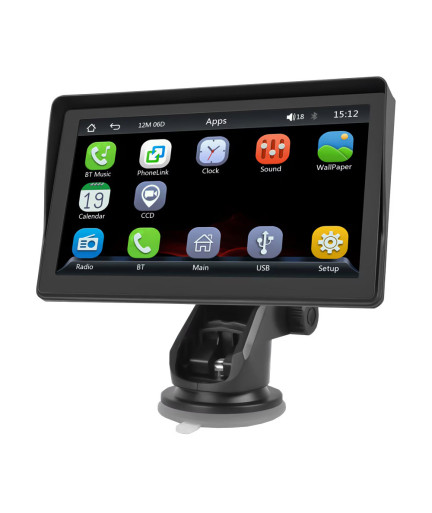 Преносим CarPlay / Android Auto дисплей No brand X5310L, 7", За автомобил - 13313