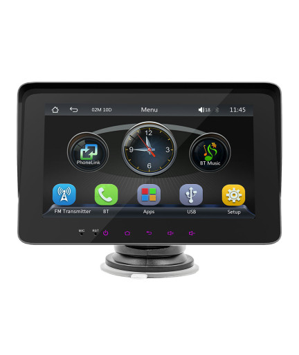 Преносим CarPlay / Android Auto дисплей No brand X5310L, 7", За автомобил - 13313
