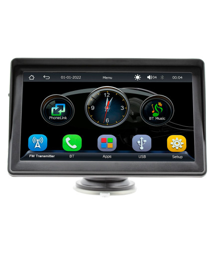 Преносим CarPlay / Android Auto дисплей No brand X600L, 7", За автомобил - 13311