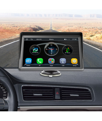 Преносим CarPlay / Android Auto дисплей No brand X600L, 7", За автомобил - 13311