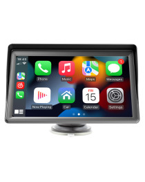 Преносим CarPlay / Android Auto дисплей No brand X600W, 7", За автомобил - 13310