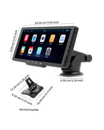 Преносим CarPlay / Android Auto дисплей No brand, X5314, 10.26", За автомобил - 13320