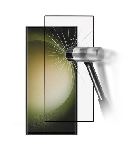Стъклен протектор DeTech, за Samsung Galaxy S25 Ultra, 3D Full glue, 0.3mm, Черен - 52758