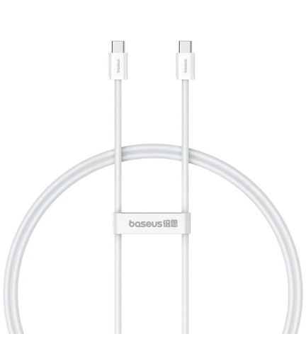 Кабел за данни Baseus Superior 2, Type-C - Type-C, 30W, PD, 1.0m, Бял - 40422