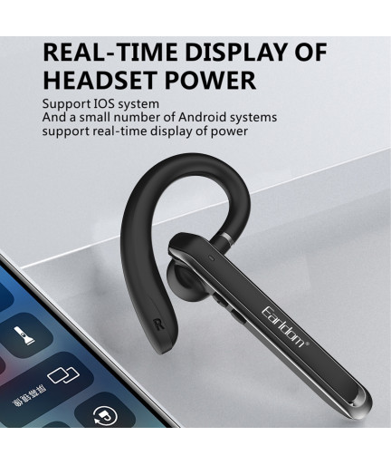 Bluetooth слушалка Earldom ET-BH65, Handsfree, Черен – 17909