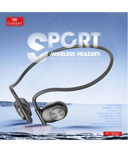 Bluetooth слушалки Earldom ET-BH82, Различни цветове – 20798