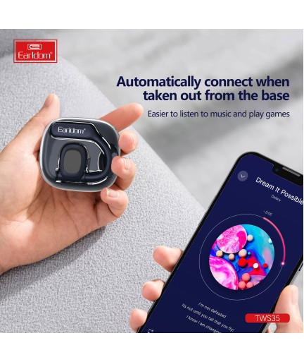 Bluetooth слушалки Earldom TWS35, Различни цветове – 20799