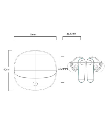 Bluetooth слушалки Kisonli F2, Различни цветове – 20790