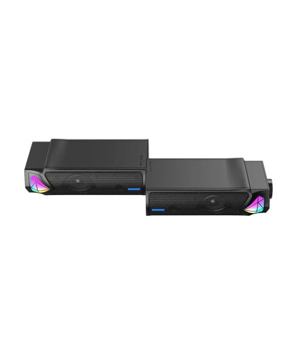Тонколони Onikuma L1, 2x5W, USB, RGB, Черен - 22272