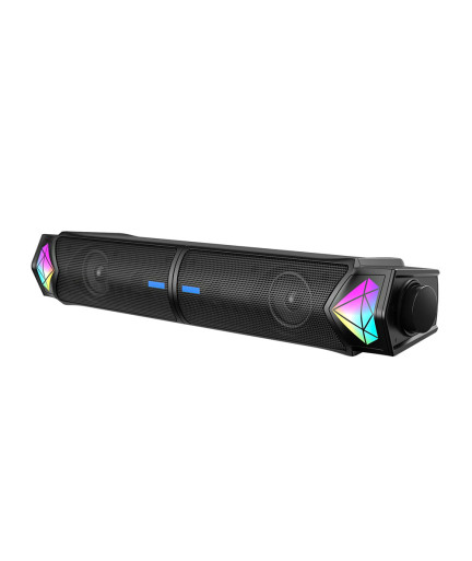 Тонколони Onikuma L1, 2x5W, USB, RGB, Черен - 22272