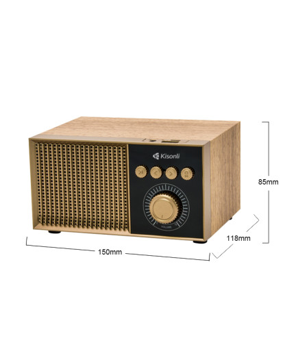 Тонколона Kisonli G10, Bluetooth, USB, SD, RGB, AUX, FM, Различни цветове - 22308
