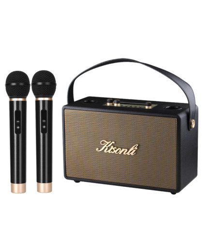 Тонколона Kisonli G101, Караоке, Bluetooth, USB, SD, AUX, Различни цветове - 22300