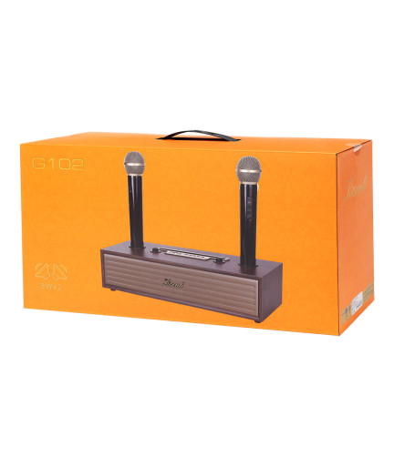 Тонколона Kisonli G102, Караоке, Bluetooth, USB, SD, AUX, Различни цветове - 22301