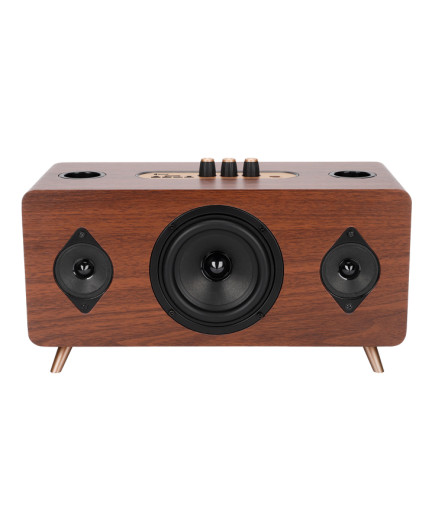 Тонколона Kisonli G105, Караоке, Bluetooth, USB, SD, AUX, Кафяв - 22304