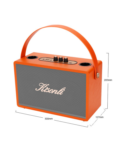 Тонколона Kisonli G107, Караоке, Bluetooth, USB, SD, AUX, Различни цветове - 22305