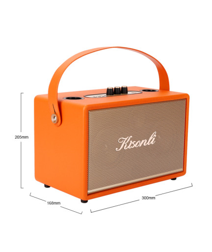 Тонколона Kisonli G108, Караоке, Bluetooth, USB, SD, AUX, Различни цветове - 22306