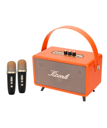 Тонколона Kisonli G109, Караоке, Bluetooth, USB, SD, AUX, Черен - 22307