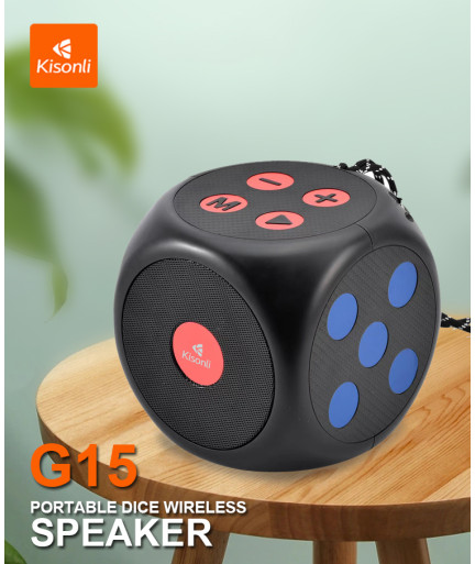 Тонколона Kisonli G15, Bluetooth, USB, SD, FM, Различни цветове - 22290