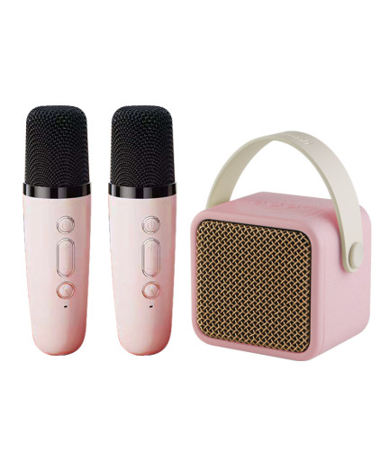 Тонколона Kisonli G23, Караоке, Bluetooth, USB, SD, AUX, RGB, Черен - 22298