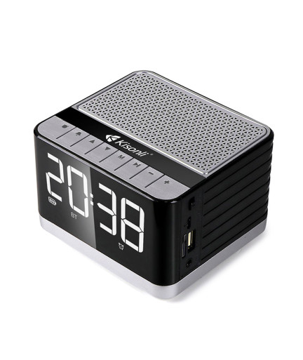Тонколона Kisonli G8, Bluetooth, Часовник, USB, SD, FM, AUX, RGB, Различни цветове - 22281