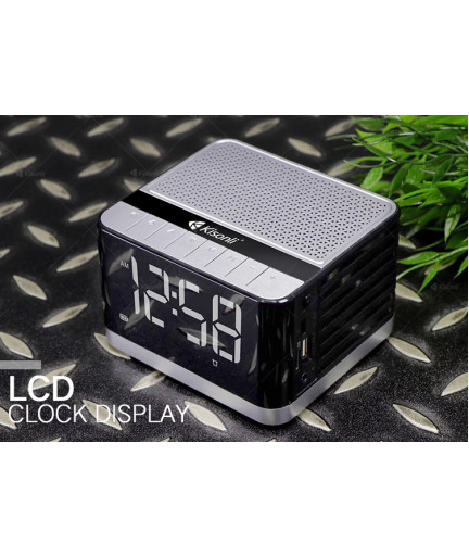 Тонколона Kisonli G8, Bluetooth, Часовник, USB, SD, FM, AUX, RGB, Различни цветове - 22281
