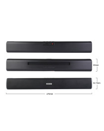 Тонколона Kisonli LED-803, Bluetooth, USB, SD, AUX, FM, Черен - 22315