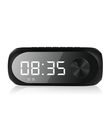 Тонколона Kisonli LP-2S, Bluetooth, Часовник, SD, FM, AUX, RGB, Черен - 22280