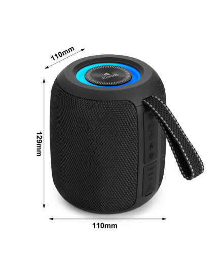 Тонколона Kisonli Q26, Bluetooth, USB, SD, FM, RGB, Различни цветове - 22287