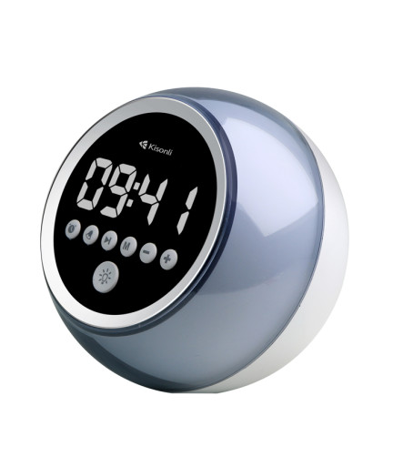 Тонколона Kisonli Q6C, Bluetooth, SD, FM, RGB, Бял - 22283