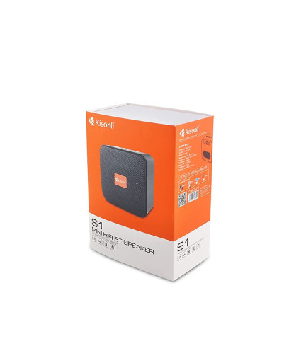 Тонколона Kisonli S1, Bluetooth, USB, SD, FM, AUX, Различни цветове - 22277