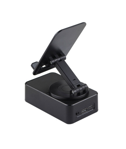 Тонколона със стойка за телефон Kisonli M2, Bluetooth, USB, RGB, Различни цветове - 22274