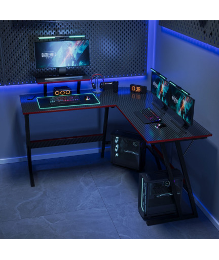 Геймърско бюро No brand D2206, Черен - 74006