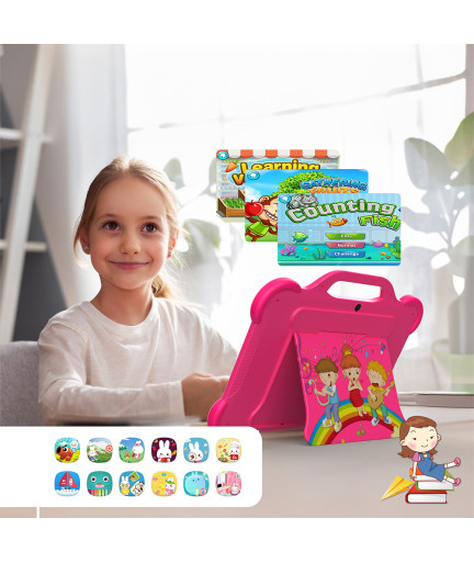 Детски таблет 10" No brand  AT11K, Розов - 13107