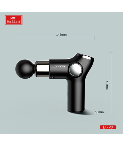 Електрически масажор за тяло Earldom ET-V3, Черен - 40529
