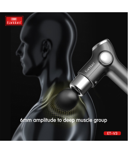 Електрически масажор за тяло Earldom ET-V3, Черен - 40529