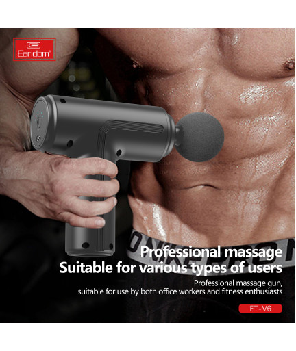 Електрически масажор за тяло Earldom ET-V6, Черен - 40530